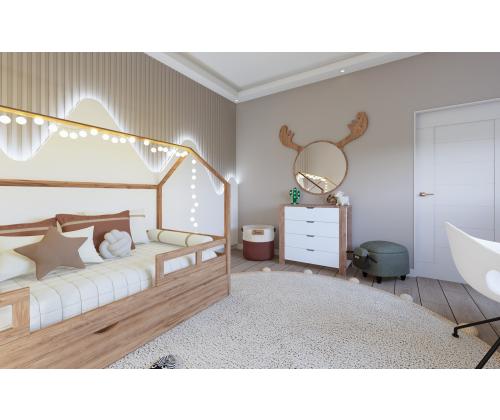 Nisan 1600-026 - White, Walnut