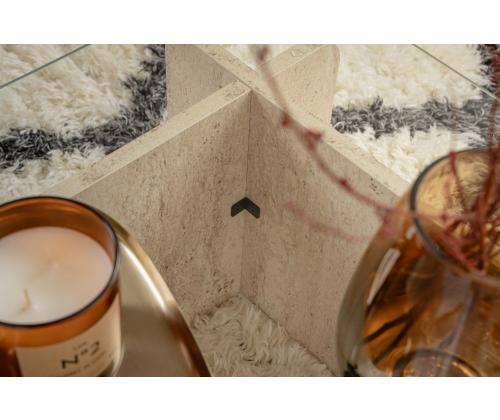 Kohvilaud Flavio - Travertine