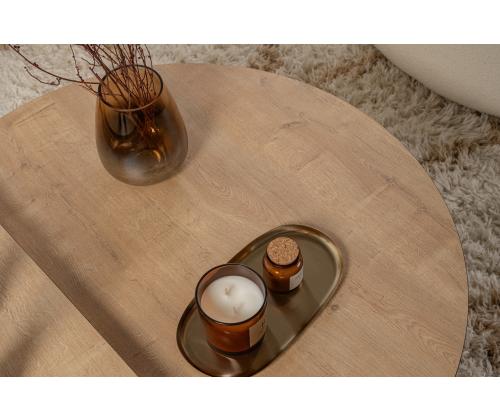 Kohvilaud Orion - Honey Oak, Black