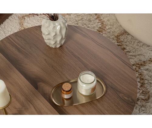 Kohvilaud Orion - Venezia Walnut, White