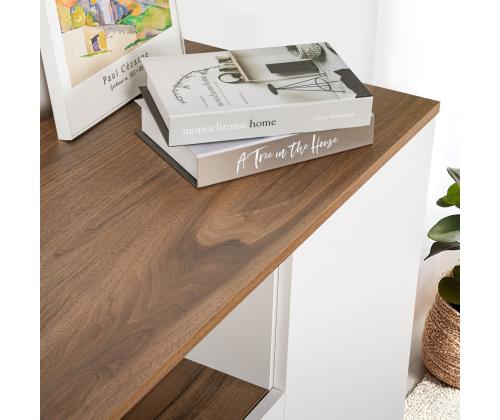 Arista - White, Walnut