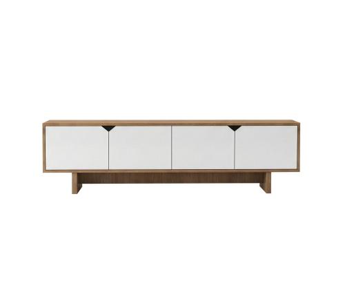 TV laud Mete - Oak, White