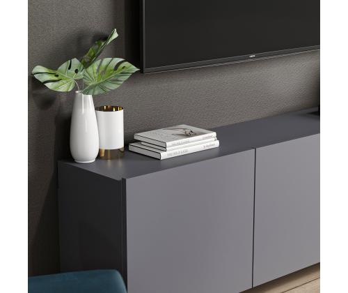 TV laud White - Anthracite