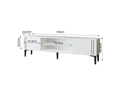 TV laud Snow - White