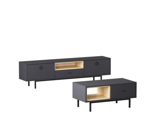 Naturel - Anthracite, Sapphire