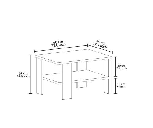 Kohvilaud Duama - Antique Walnut
