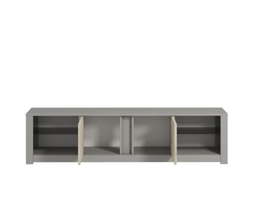 TV laud Aydos - Grey, Travertine