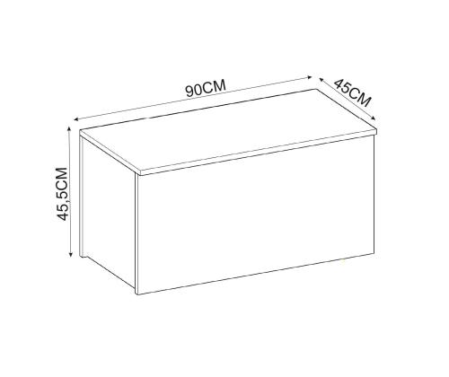 Florya - White, Rustic Walnut