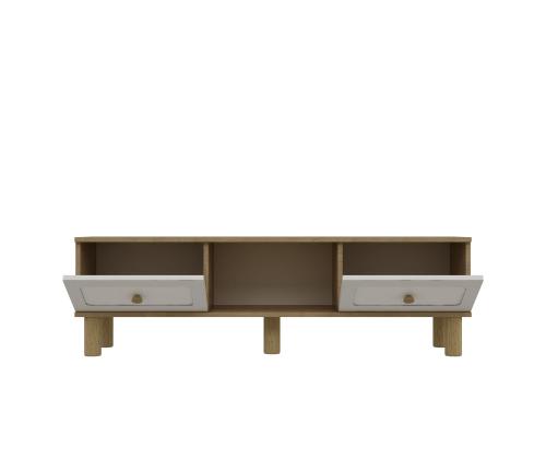 TV laud Rosalinda Bohem - Sapphıre Oak, White