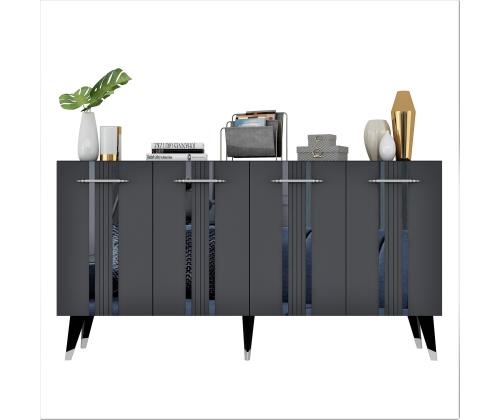 Asel - Anthracite, Silver