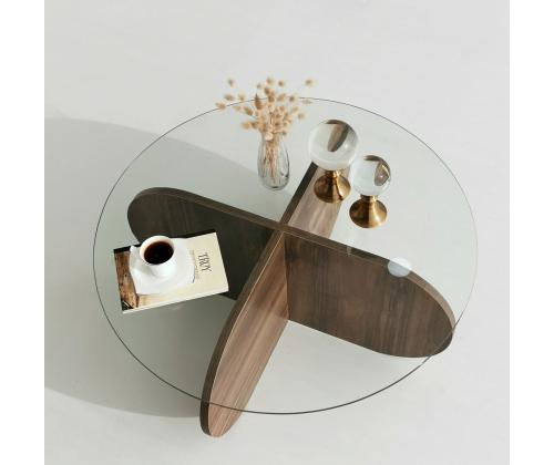 Kohvilaud Bubble - Walnut