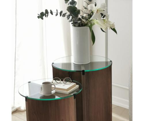 Mööblikomplekt lauad Lily - Walnut