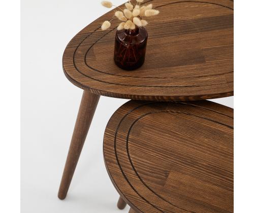 Mööblikomplekt lauad Sweet Set - Walnut