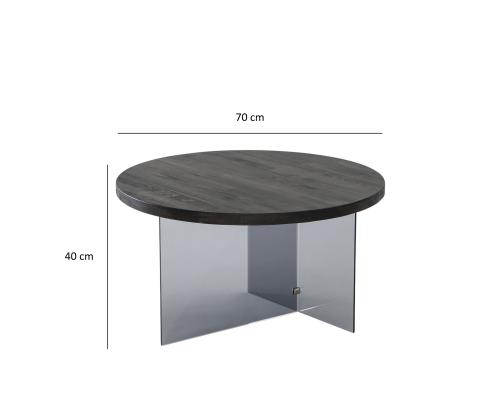 Kohvilaud Serenity - Anthracite, Dark Grey