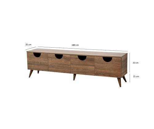 TV laud Four Seasons - Walnut