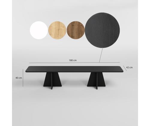 TV laud Mushroom - Black