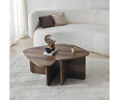 Kohvilaud Ballare Set - Walnut