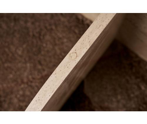 Kohvilaud Aeris - Travertine, Transparent