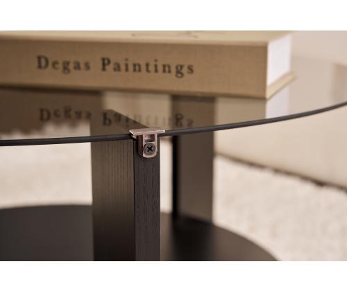 Kohvilaud Clara - Wood Black, Fume