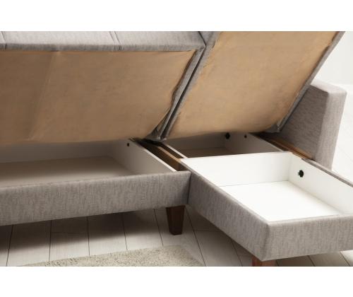 Diivan Polya - Light Grey