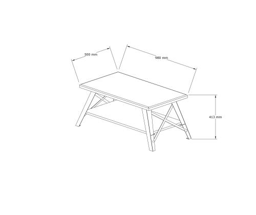 Kohvilaud Konik - Walnut