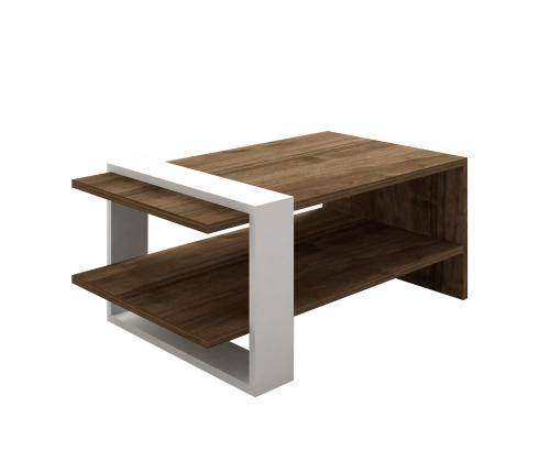 Gaye - Walnut, White