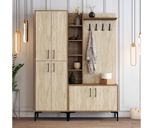 Viyana Da - Walnut, Travertine