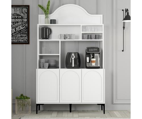 Kohvilaud Lyon 120 - White, Black