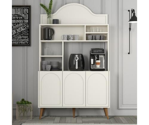 Kohvilaud Lyon 120 - Cream, Walnut