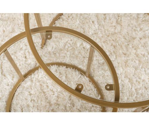 Kohvilaud Aurum - 60, 42 - Gold, Transparent