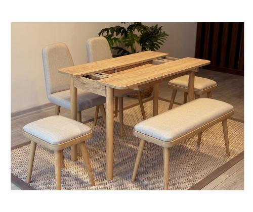 Mööblikomplekt toolid Vina Mini 03 1005 - Oak, Cream