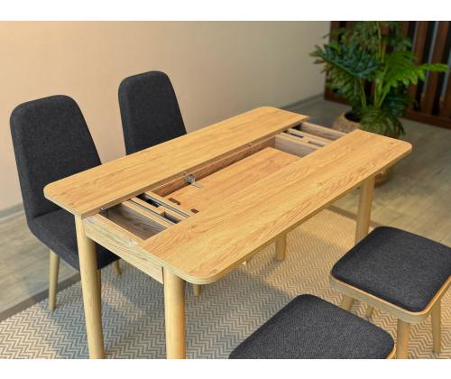 Mööblikomplekt toolid Vina Mini 02 1053 - Oak, Anthracite