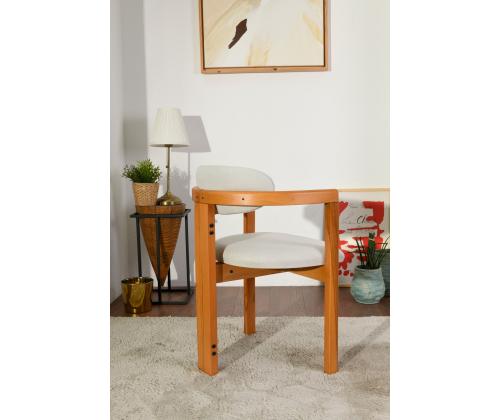 Mööblikomplekt toolid Cheri - Cream, Oak