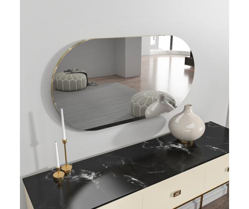 Peegel Riors - Transparent, Gold