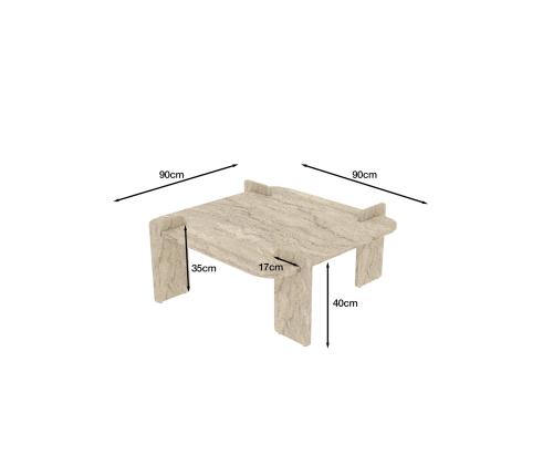 Kohvilaud Woog - Travertine