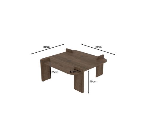 Kohvilaud Wood - Walnut