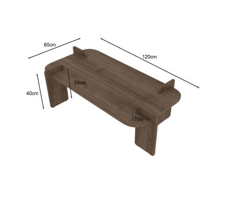 Kohvilaud Lovge - Walnut