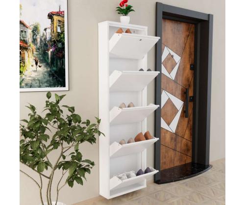 Locking 5 Piece Metal - White