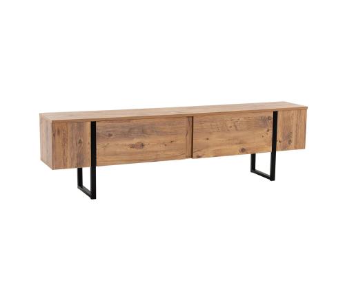 TV laud Serenity - Atlantic Pine, Black