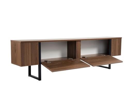 TV laud Serenity - Venezia Walnut, Black