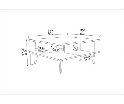 Kohvilaud Akya Coffee Table - White