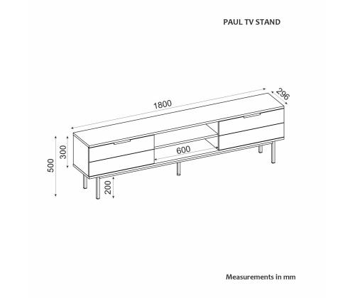 TV laud Paul - Anthracite