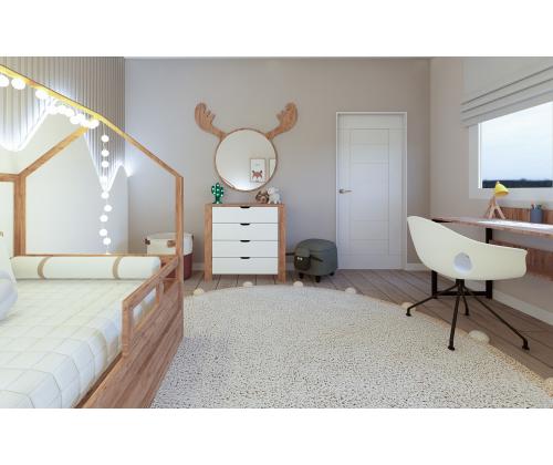 Nisan 1600-026 - White, Walnut