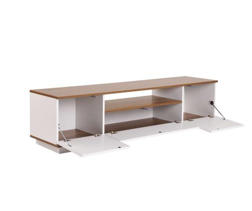 TV laud Veramont - White, Walnut