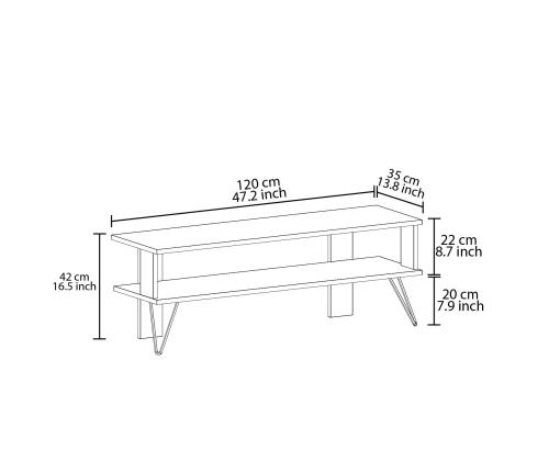 TV laud Duama - White