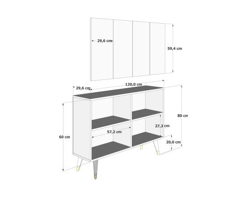 Quart Salkım - Silver, Anthracite