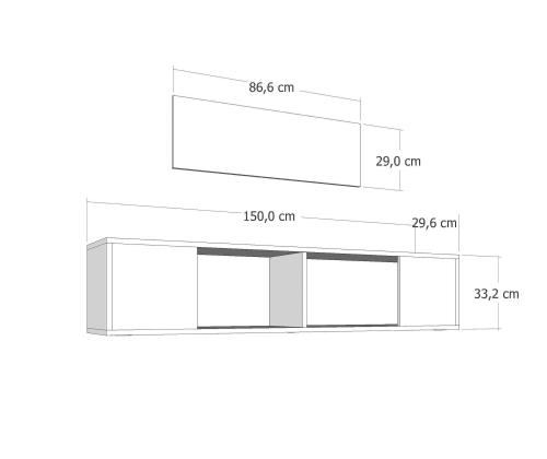 TV laud Kodaks L3 - White