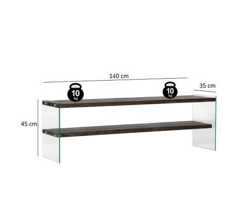 TV laud Aqua TV - Anthracite