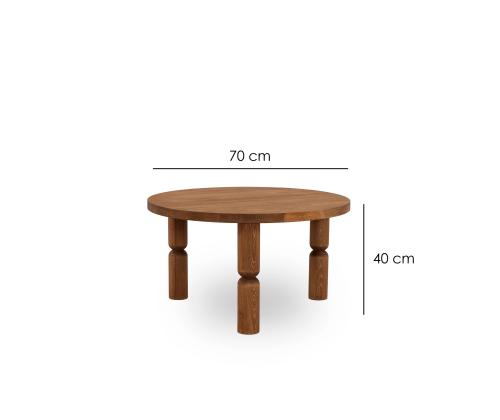 Kohvilaud Ida 70 - Chesnut