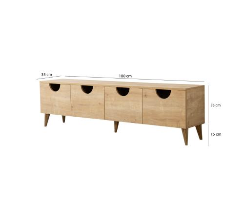 TV laud Four Seasons - Sapphire Oak v2